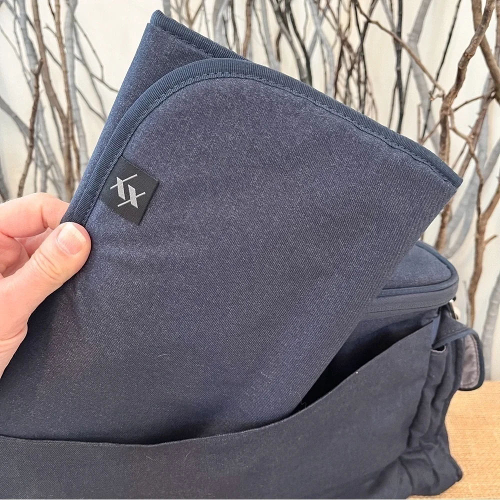 NEW JuJuBe XY Collection Diaper Bag Blue Messenger Bag Over Shoulder NWT Tote